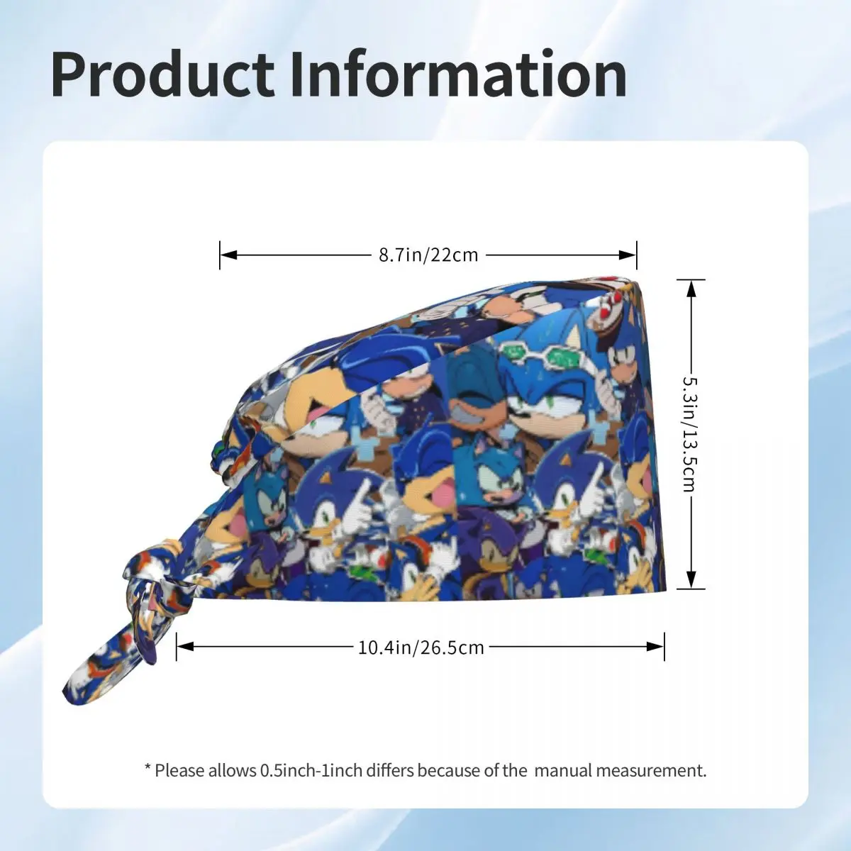 Nurse Hats Sonices The H-Hedgehoged Working Cap For Men Women Stylish Holder Long Hair Work Scrubs Hat Adjustable Medical Hat