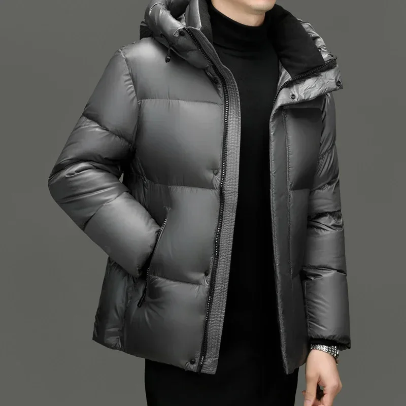 Short Down Jacket Duck Padding Designer Clothes Men 2025 Winter for 's Clothing Padded Male Coat