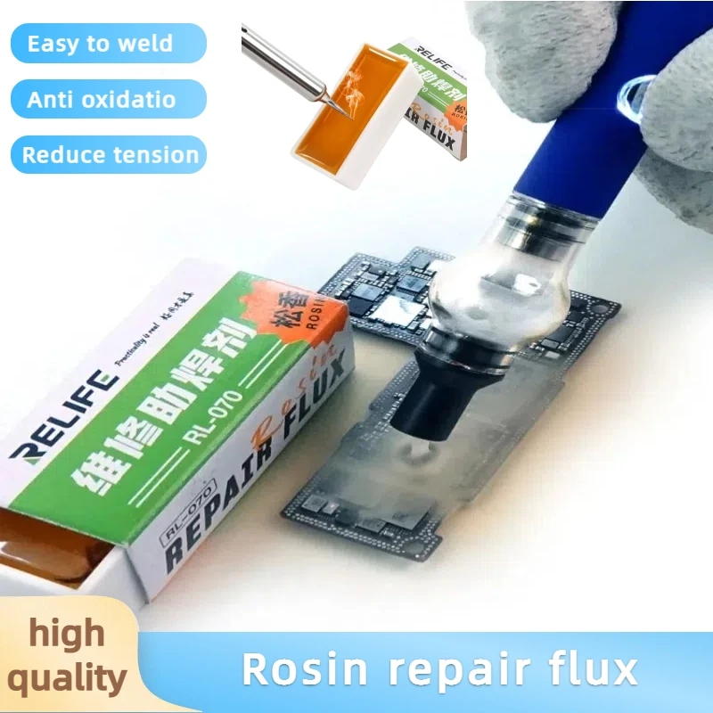 2Pcs High Purity Solid Rosin Solder Paste Soldering Tin Lead-free Eco-friendly Repair Electronics Durability Flux Paste Welding