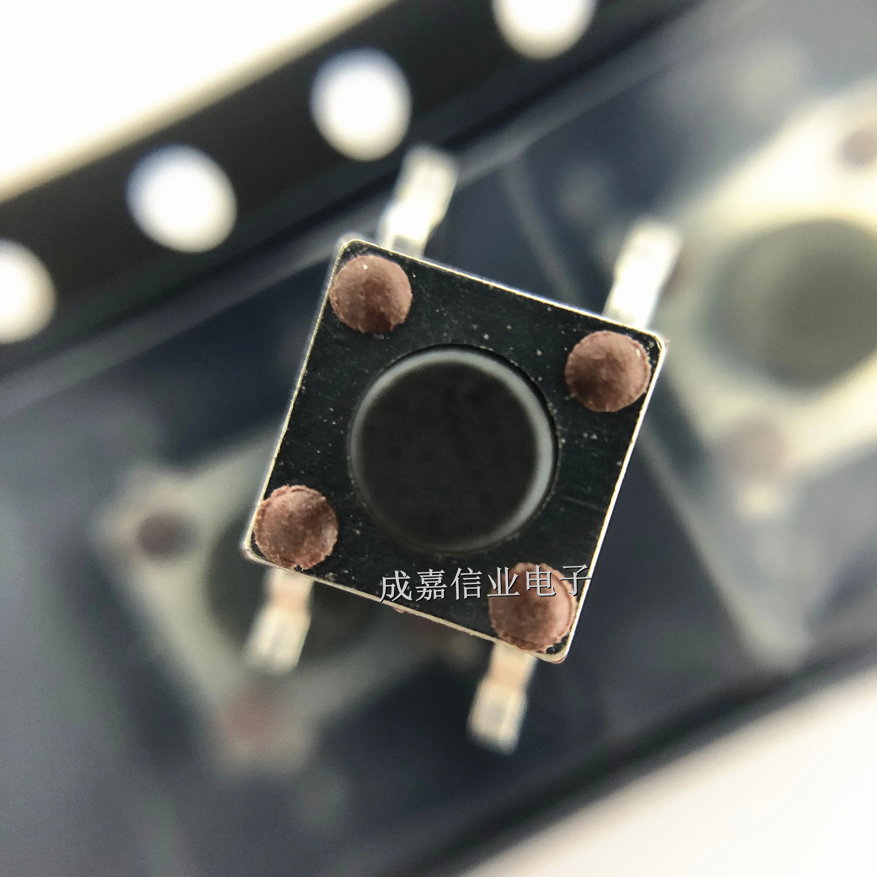 10pcs/Lot FSM4JSMATR Tactile Switches SPST OF(0N) RND SMT MINI PB TACT SWITCH 6X6X1.4mm