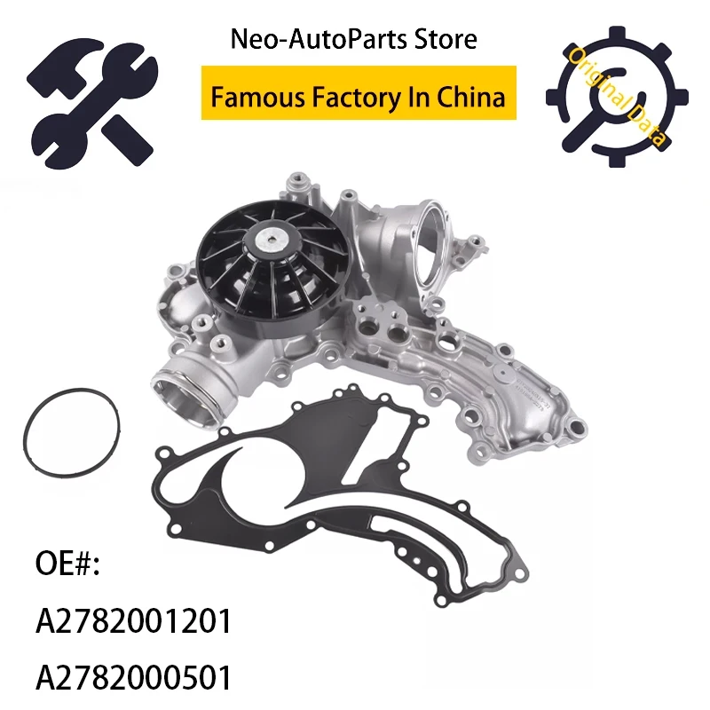 A2782000501 High Quality Mechanical Engine Water Pump For Mercedes Benz GLS/E/GL/GLE/S/SL OEM A2782000007  A2782001201