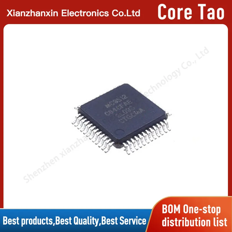 1pcs/lot MC9S12 MC9S12C64CFAE QFN-48 Car controller chip