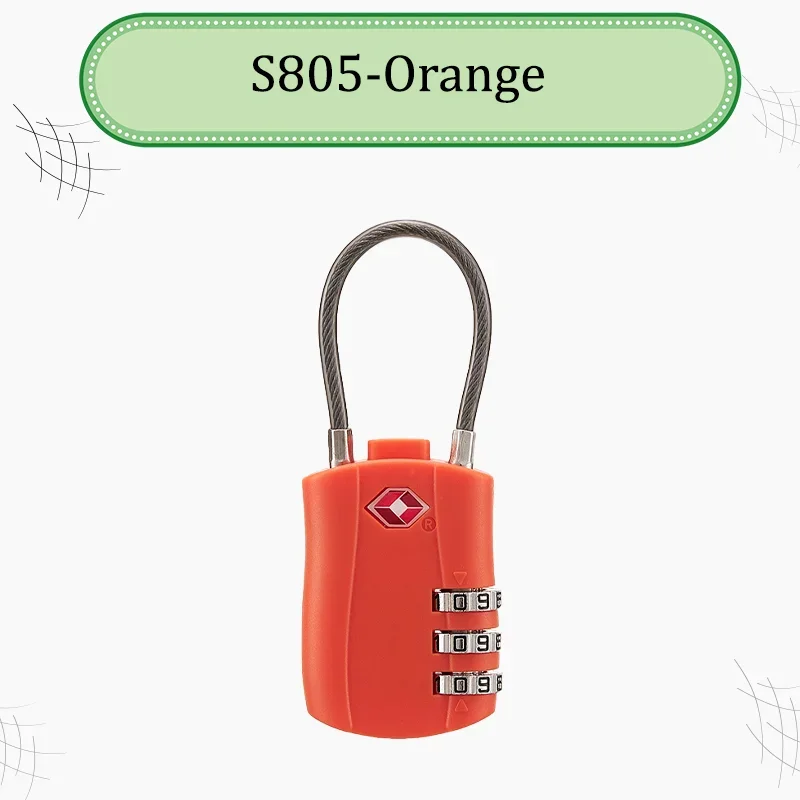 For S805 Simple Combination Padlock Compact Design Key-Free Management Portable and Keyless Multiple Colors Available