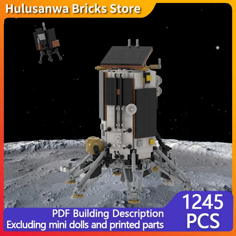

IM-2 Space Lunar Lander Model MOC Building Bricks War Equipment Modular Technology Gifts Holiday Assemble Children Toys Suit