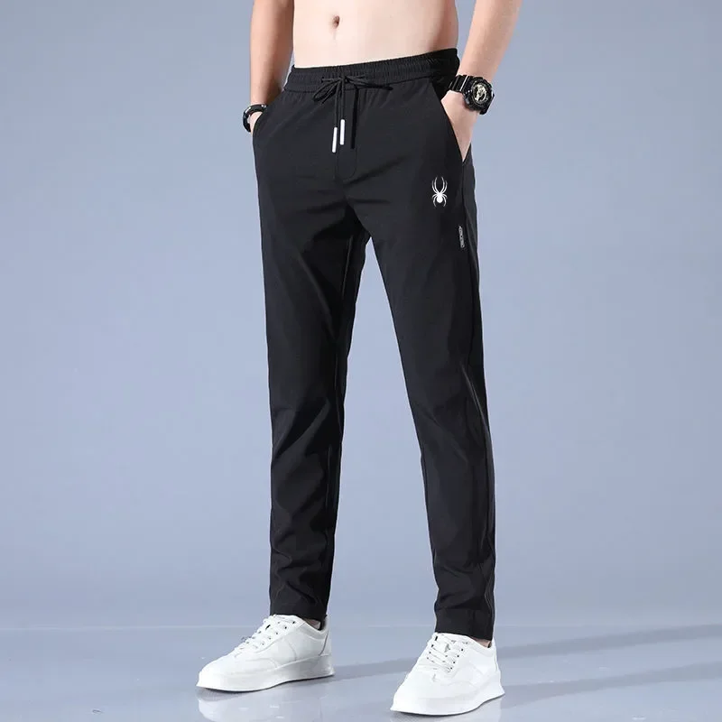 2025 Men's Golf Clothing Pants Polyamide Fabric Elasticity Quick Dry Men Trousers Sweatpants Spring Korea Man's Running Wear