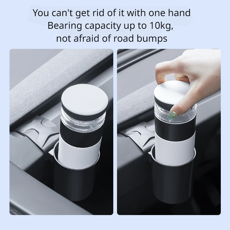 Water Cup Holder for Tesla Model Y/3/3+ Highland Main Co-pilot Water Cup Limiter Instrument Table Cup Support Car Accessories