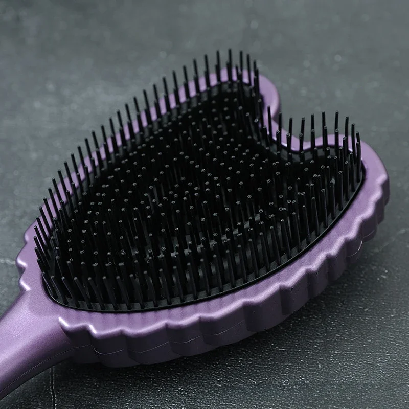 1 PC MINI Detangling แปรงผม Handle Magic Anti-Static Tangle Angel Hairbrush หวีนวดหวี Salon Hairdressing เครื่องมือจัดแต่งทรงผม