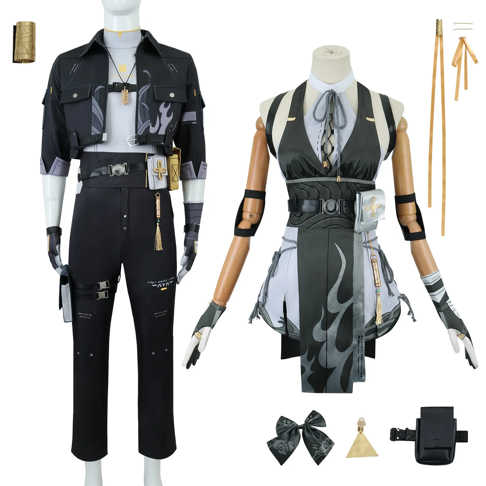 

Game Wuthering Waves Costume Women Men Rover Cosplay V2.0 Fashion Handsome Combat Unifrom Halloween Party Role Play Clothing