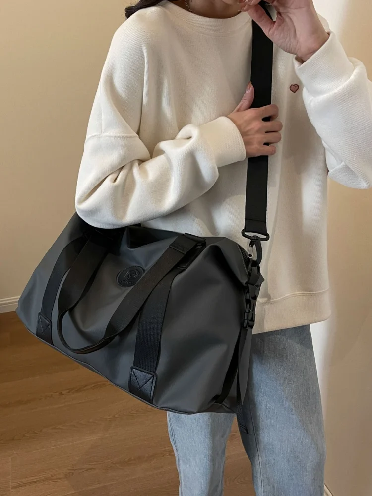 

Large Capaci Handbag for ort Trips Travel Bag Wet And Dry Separation Sports Storage Fitn Bag Canvas Material Youth ex