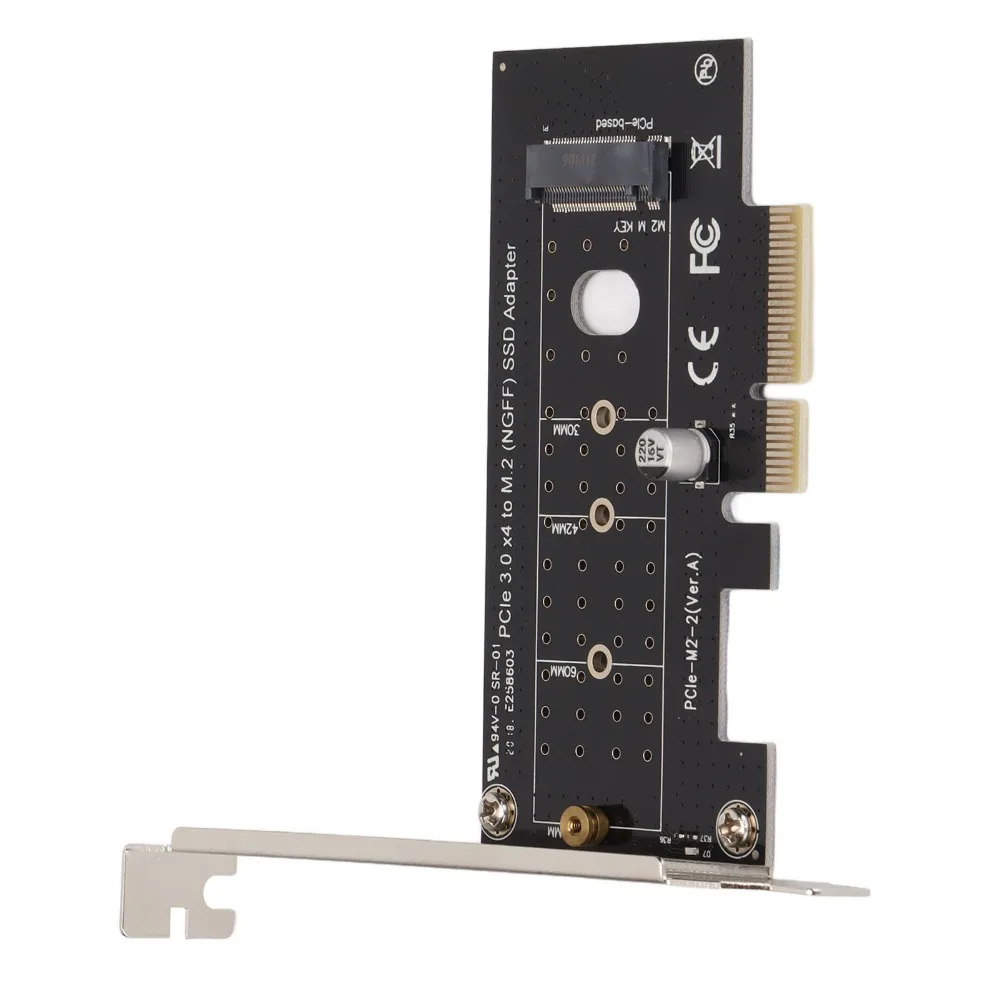 Fast Speed NVME M.2 to PCIE3.0 X4 Adapter Fast Heat Dissipation High Speed Data Transfer M.2 to PCIe Adapter PCIE to M.2 Adapter