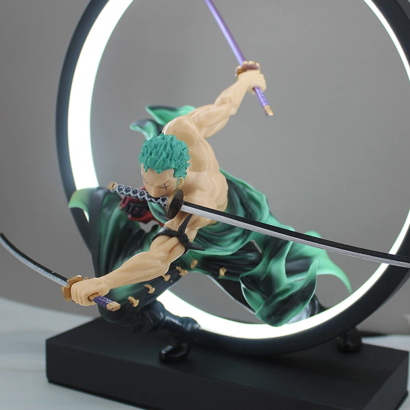 In Stock One Piece Peripheral zoro Ornament Bedside Lamp Night Light Boyfriend Gift Birthday Gift Anime Model Action Figure