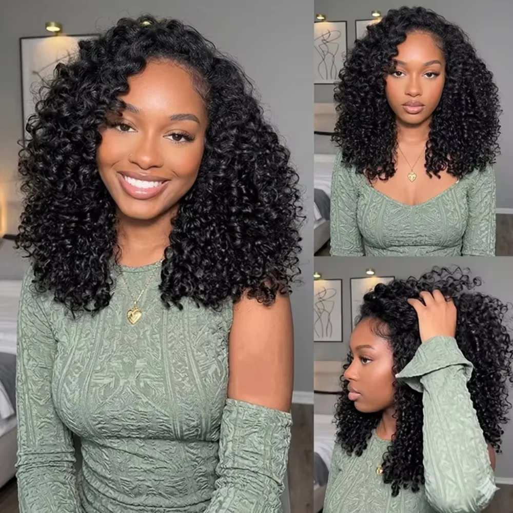 7x6 Hd Transparent Lace Frontal Wig Burmese Curly Human Hair Wig 200 Density Pre Plucked Glueless Natural Look For Women 44 46 Inch