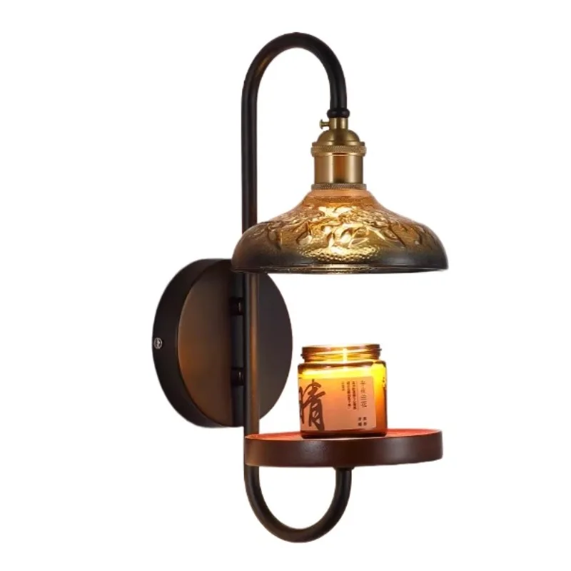 Smart charging living room bedroom bedside creative art aromatherapy atmosphere molten wax wall lamp