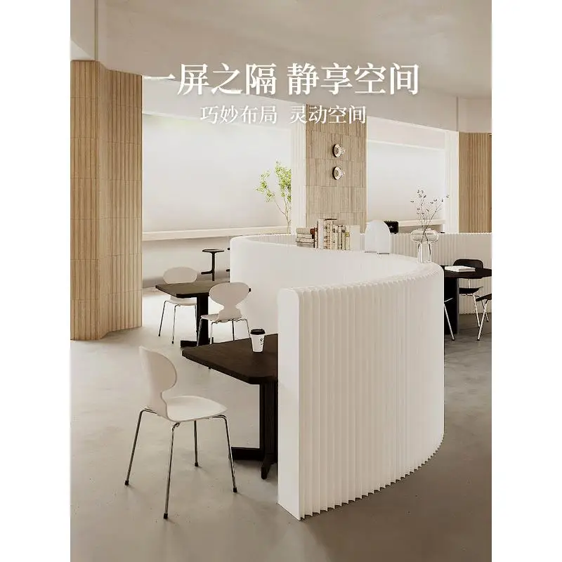 Folding Room Divider Screen Portable Space Saving Privacy Partition for Office Living Room Bedroom Home Decor Easy Assembly