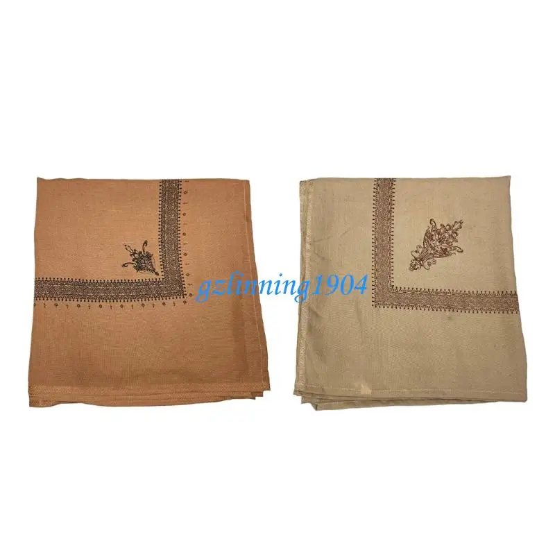 

L5YD Traditional Arabic Shemagh Scarf Headwrap for Stylish and Practical Daily Wear