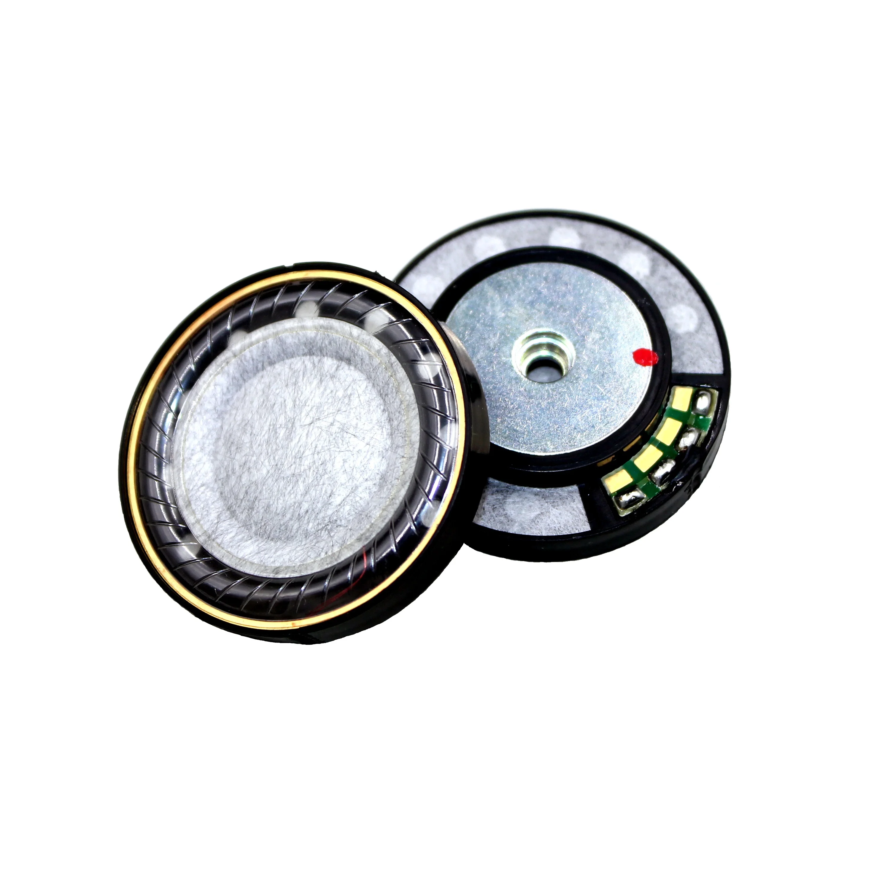 Full Range 40mm 32 Hi-Fi Speaker Parts Metal Components For Headphone Driver Mini Design PET + Nanofiber FreeEdge Diaphragm