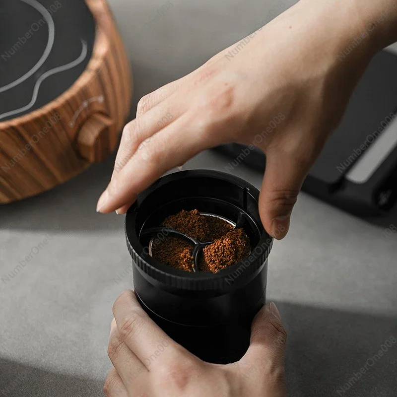 MHW-3BOMBER Bomber MokaPot Whirlwind Powder Distributor Anti-Splash Powder Collector Powder Filler Single/Double Valve Universal