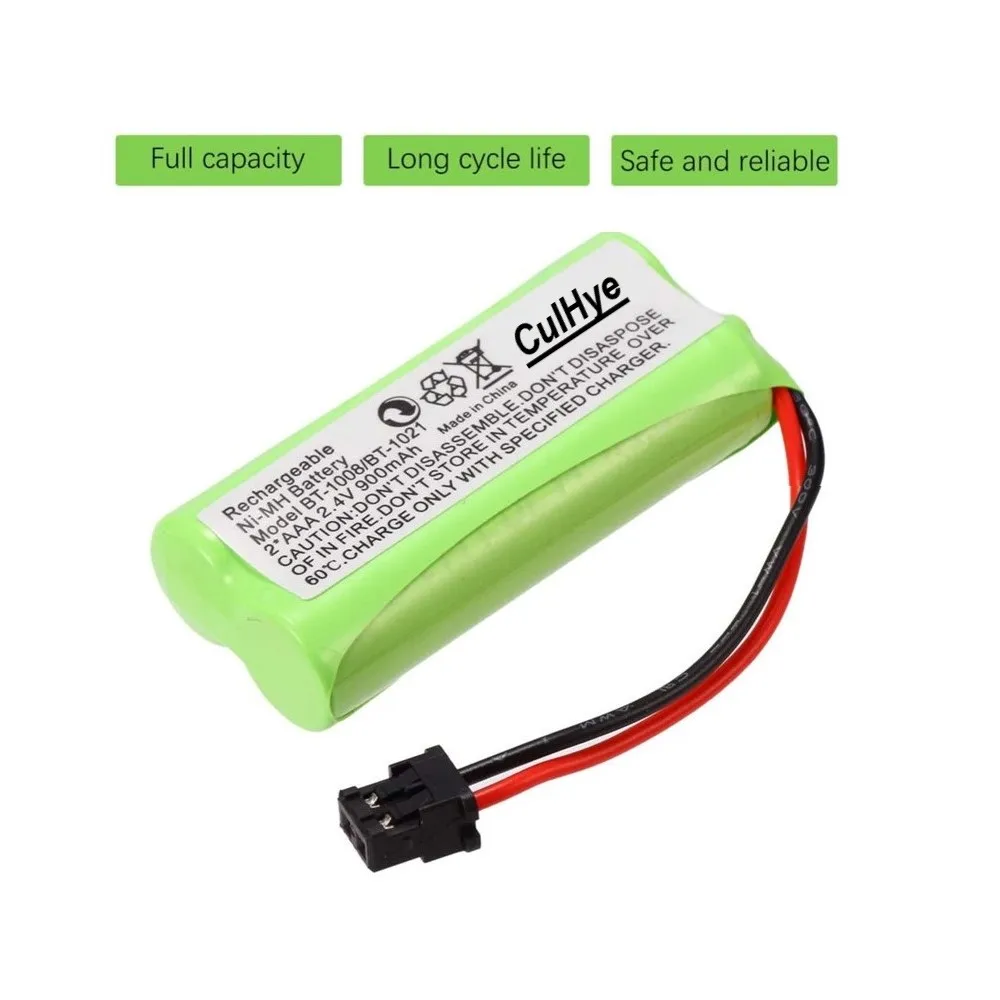 コードなしの家庭用電話バッテリー,2.4 mah,900 v,uniden bt1008 bt1021 WITH43-269 wx12077 sanyo CAS-D6325 ar cbbt1008