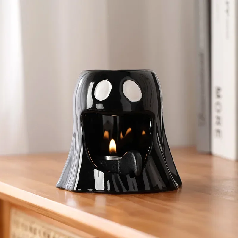 2025 Hot Ceramic Incense Burner Ceramic Essential Oil Burner Fragrance Warmer Tealight Candle Holder Aroma Diffuser Wax Incense