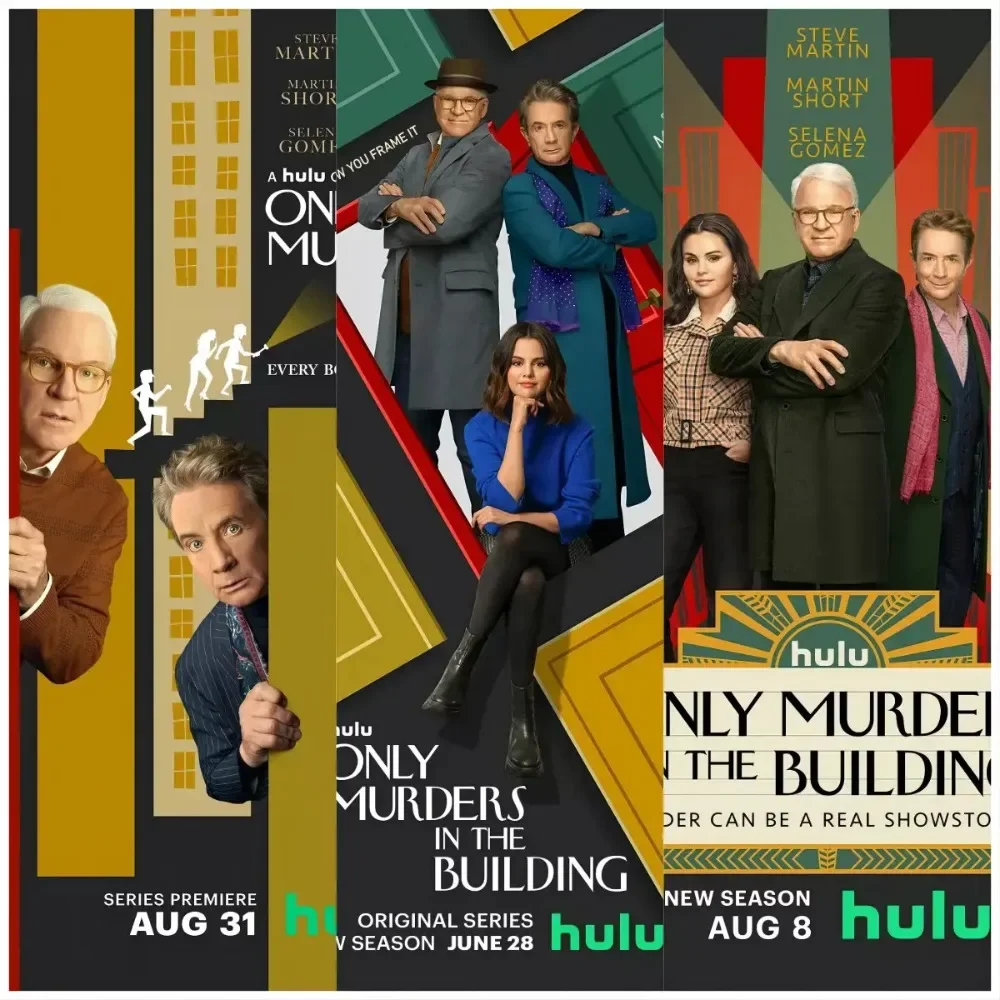 Only Murders in the Building Season 1‎-3 Movie Collection Box Set 6-Disc Blu-ray disc
