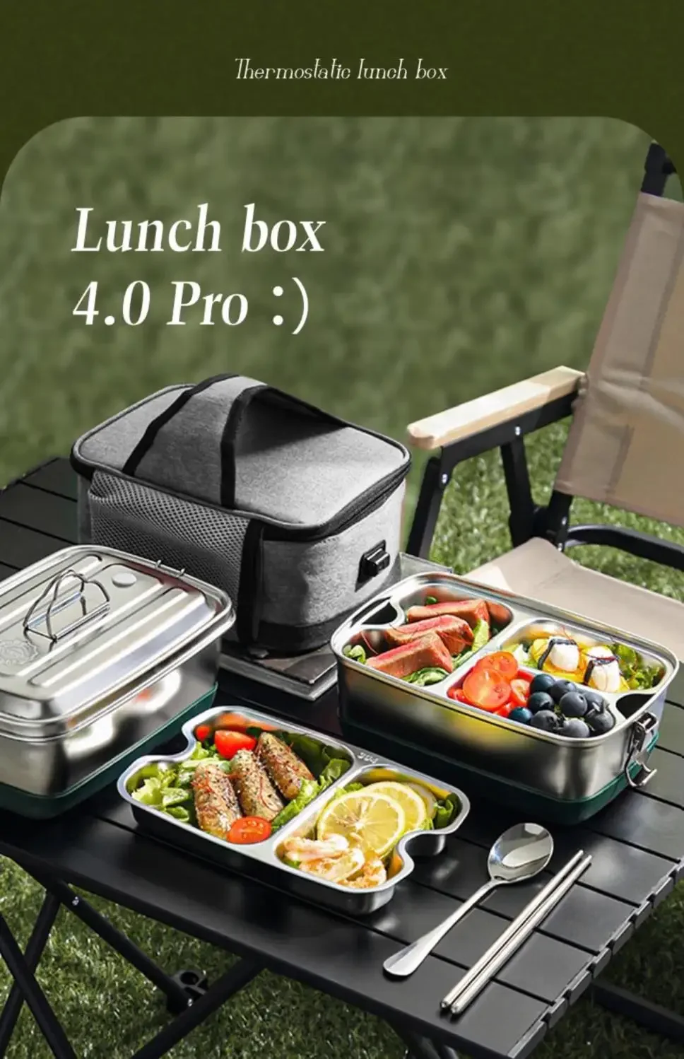 

2025 Car Thermal Insulation Lunch Box Can Be Plugged in And Heated At Constant Temperature 24 Hours Usb Can Be Used Portable