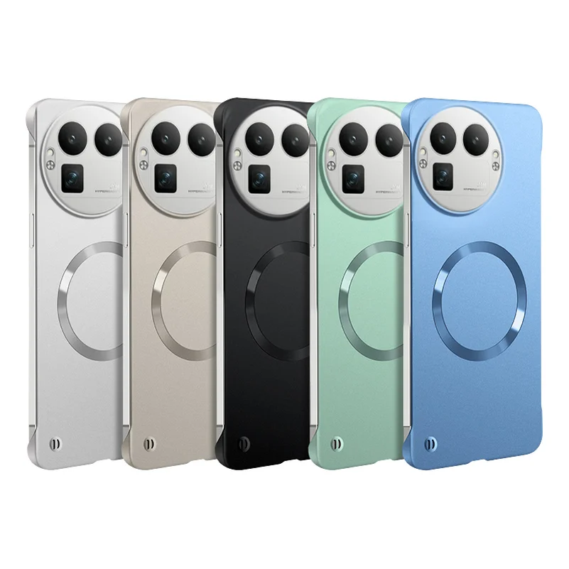 Für Realme GT8 Pro Ultradünne Metallische Rahmenlose Hartschalen-PC-Hülle für Realme GT 8 Pro Magnetisch für Magsafe Schutzabdeckung – Detail 6