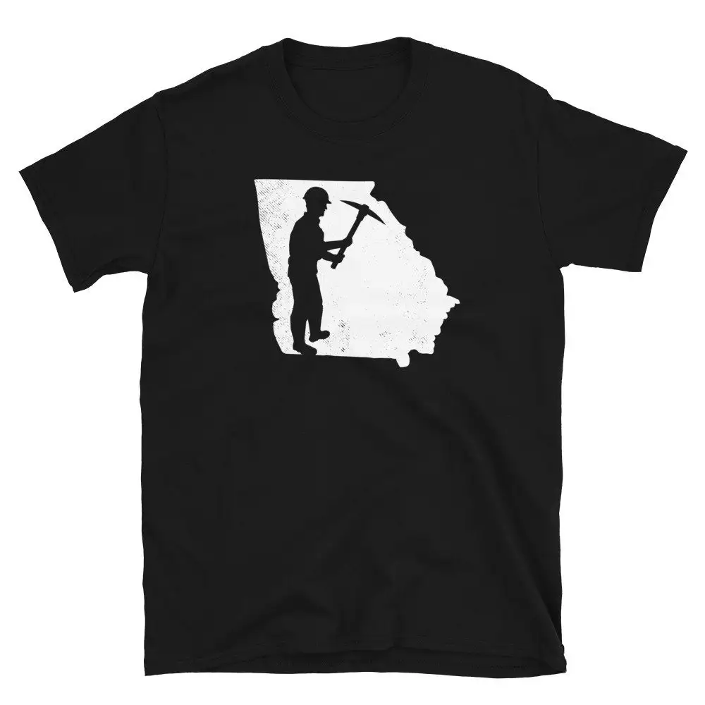 Georgia Coal Mining T Shirt Miner Mineral Coalmining Coalminer