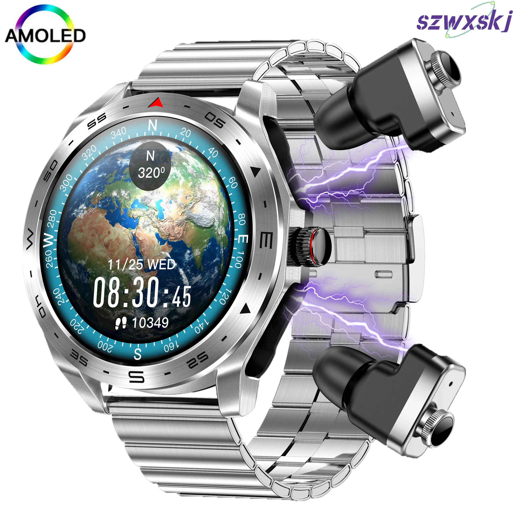 Germany Smart Watch: The T95 2-in-1 Smartwatch with Earbuds for Active Lifestyles
