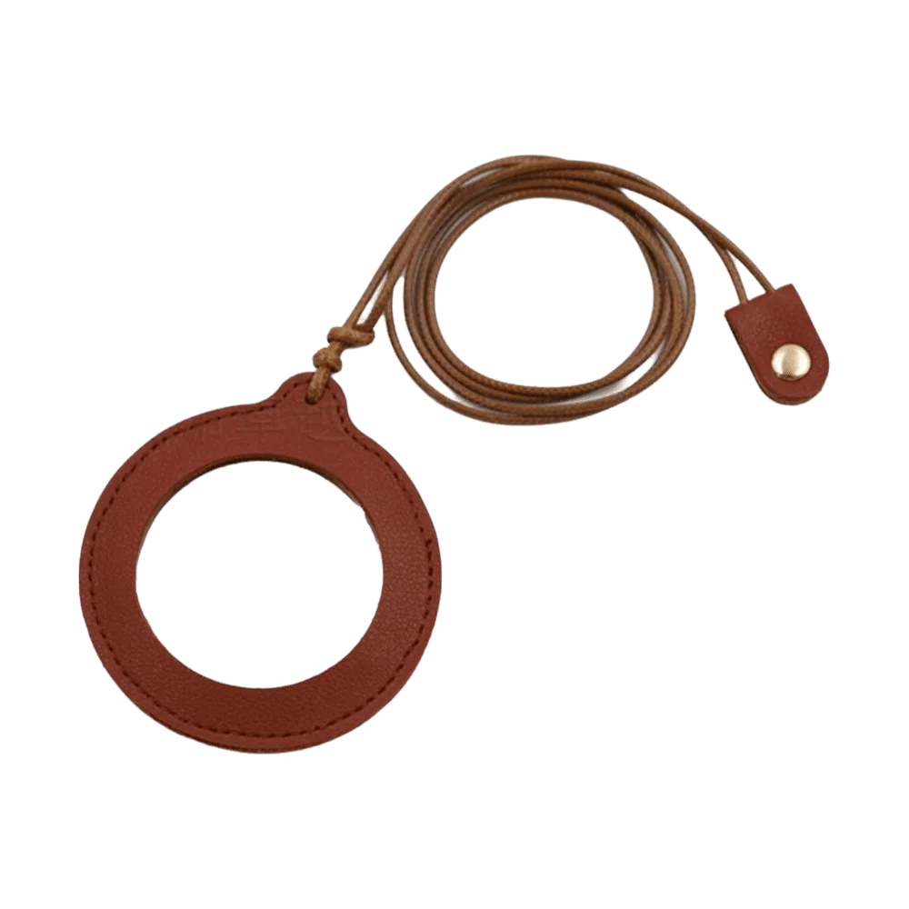 Portable Magnifier with Protective Case Leather Strap Vintage Magnifier with Leather Case Handmade Simple