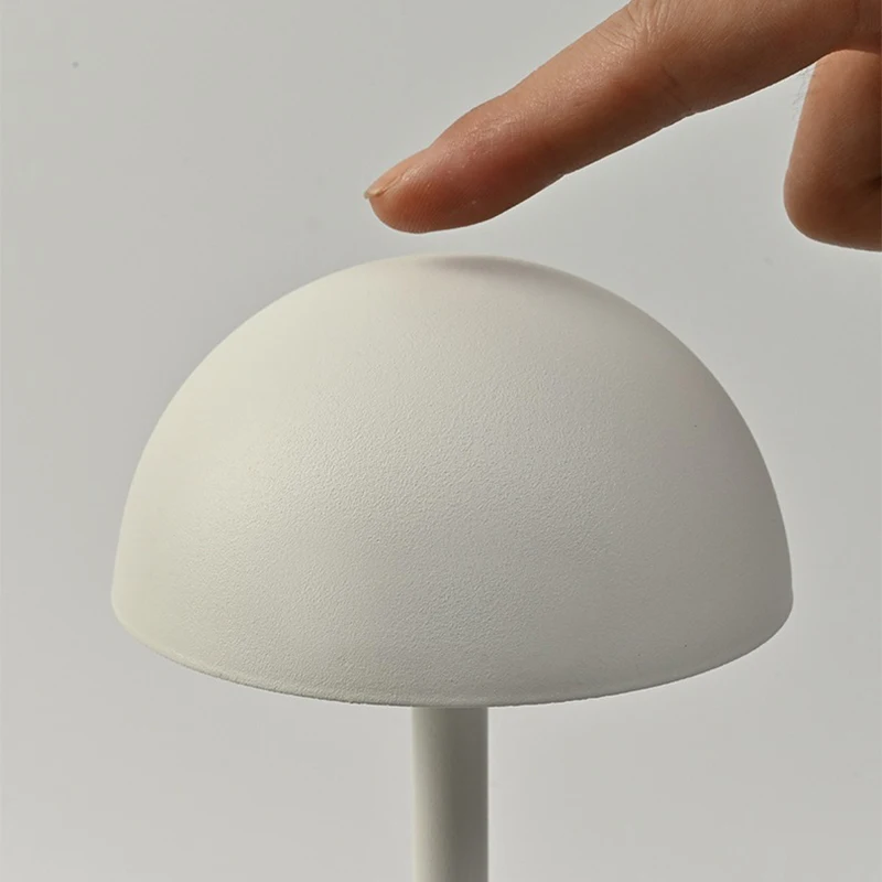 Nordic LED Mushroom Table Lamp Touch USB Rechargeable For Fixture Home Bedroom Dorm Study Bedside Decoration Night Desk Light