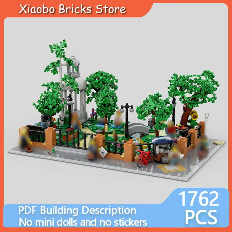 

City Street View Model MOC Building Bricks Leisure Amusement park Modular Technology Gifts Holiday Assemble Children Toys Suit