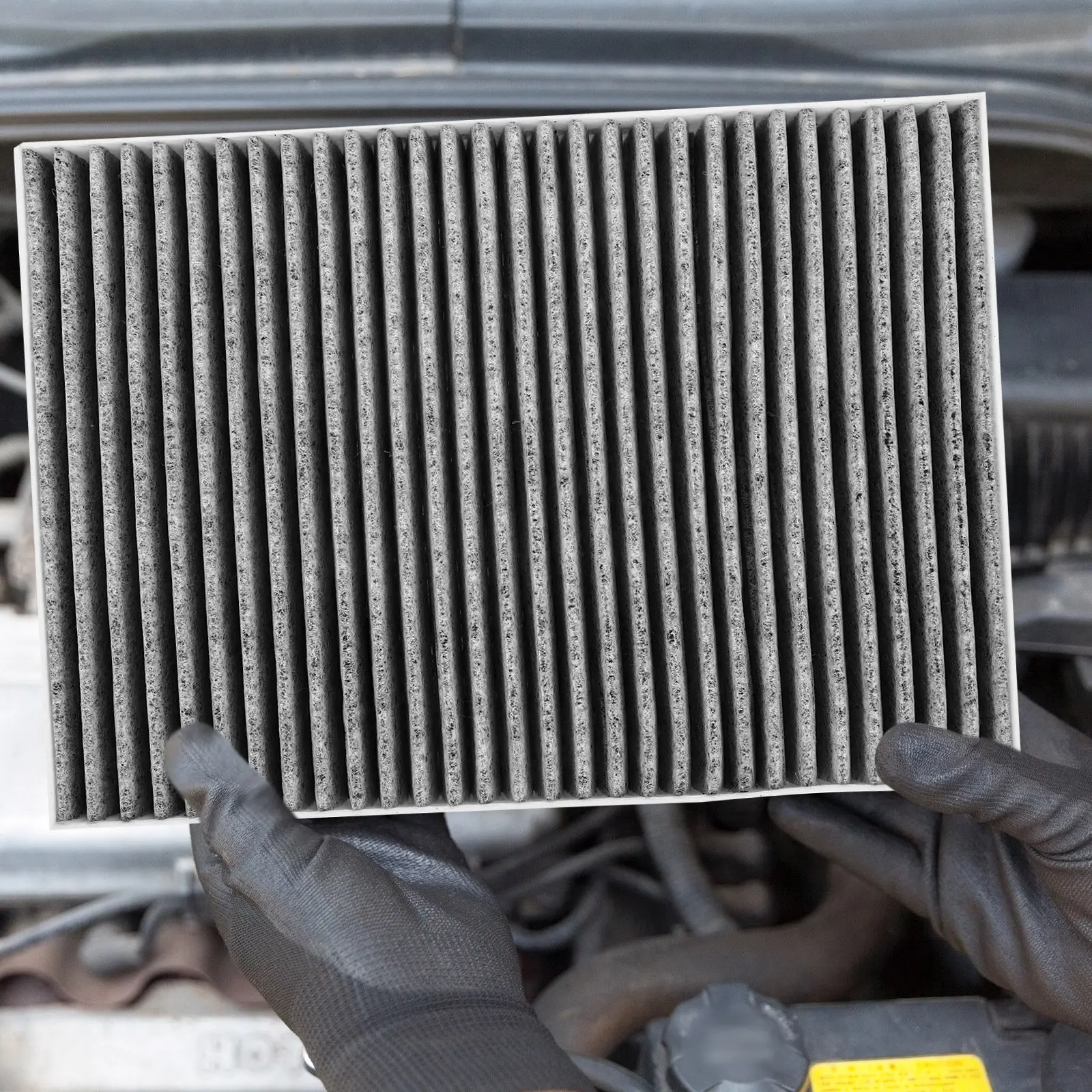 

Filter Air Conditioner Replacement Part Furnace Cabin Cleaning Grey Electrostatic Deep Pleat