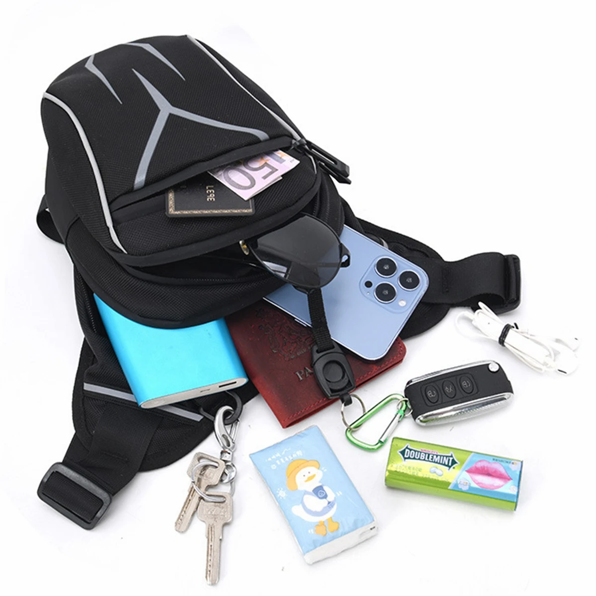 Waterproof Drop Leg Bag Thigh Hip Bum Belt Leg Waist Bags Travel Tour Riding Motorcycle Fanny Pack Men Women Tactical Travel Bag