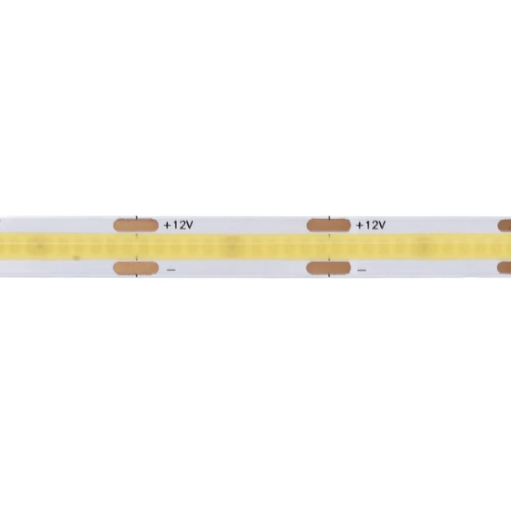 1000LM/M COB LED Strip Light 5 Meters Self Adhesive LED Tape Light Color Display Index 90+ Flexible Light Strip Staircase