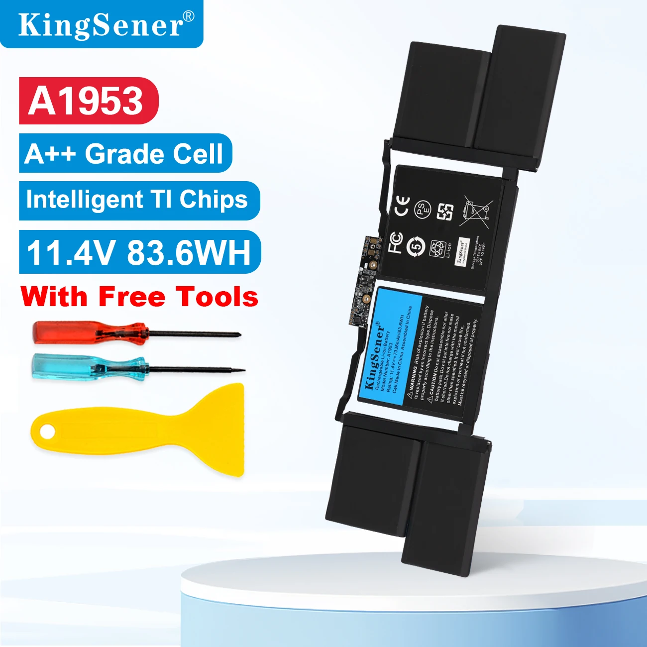 Kings ener a1953 a1990 Batterie für Apple MacBook Pro 15 "(Mitte 11,42) emc3215emc3359 mr962ll 83,6 v2.2wh kostenlose Geschenke