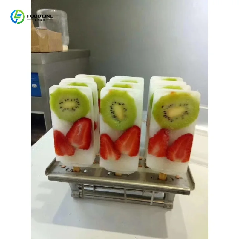 Customized Hot Selling Four Mold Popsicle Making Machine Durable Commercial Ice Pop Equipment