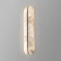 Minimalist Spanish Natural Snowflake Marble LED Wall Lamp Modern Minimalist Light Luxury Living Room Corridor Bedroom Lighting