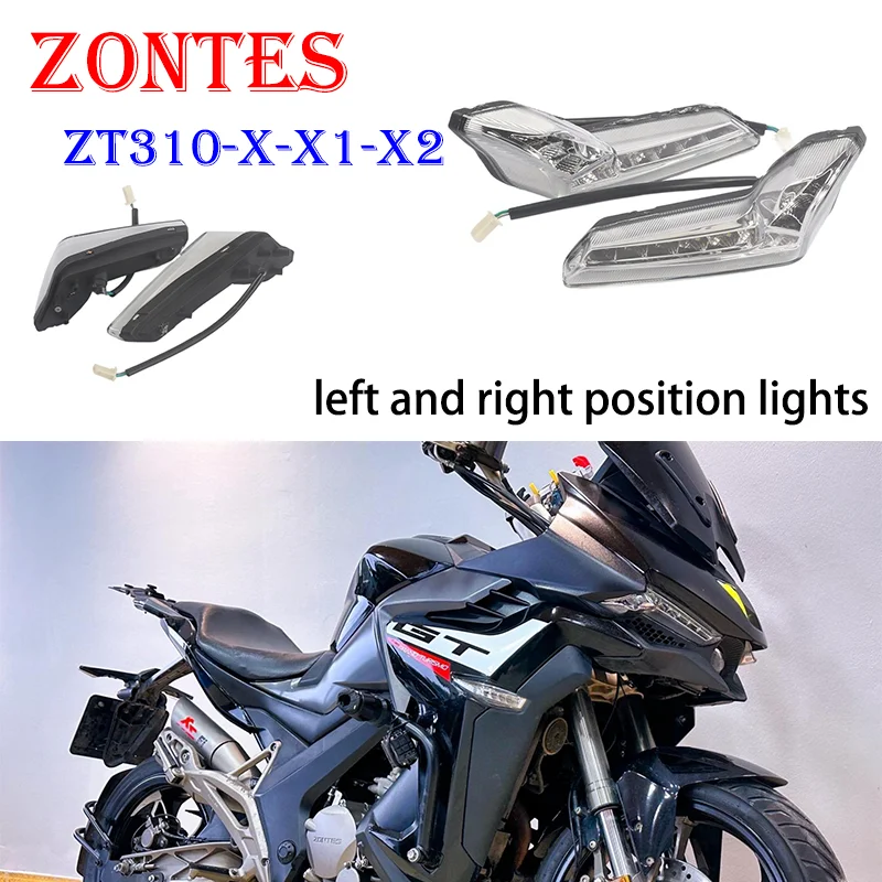 

Suitable for ZONTES motorcycle ZT310-X-X1-X2 front headlight left and right position lights original factory accessories