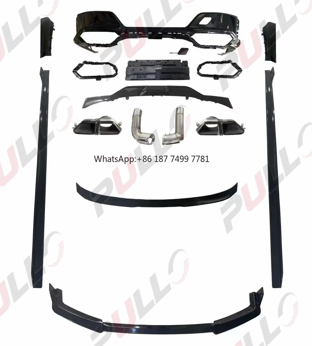 

Auto Body Systems Suitable for . 2023 7S G70 to M760 Black Warrior Front Lip Rear Diffuser Tail Pipes Side Skirts Spoiler
