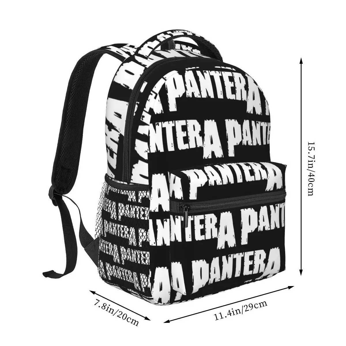 Pantera Heavy Metal Band Music Backpack Hot Sale Daypack Large Capacity Children BookBag School Bag Shoulder Bags for Men Women