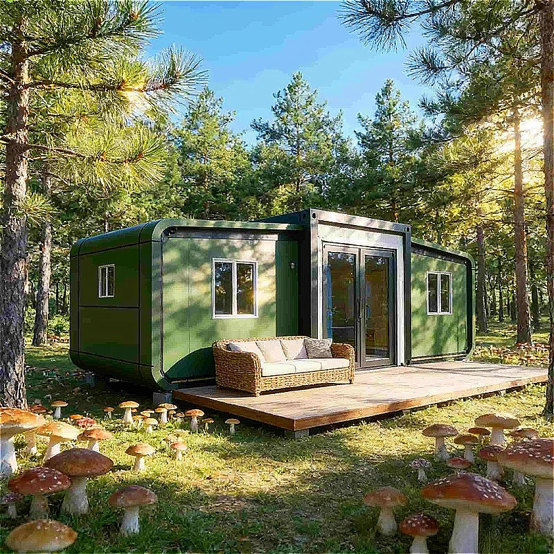 Prefab Expandable Container House 20ft40ft Steel Material Includes Kitchen Bathroom Bedroom Customizable Layout Highquality Sale