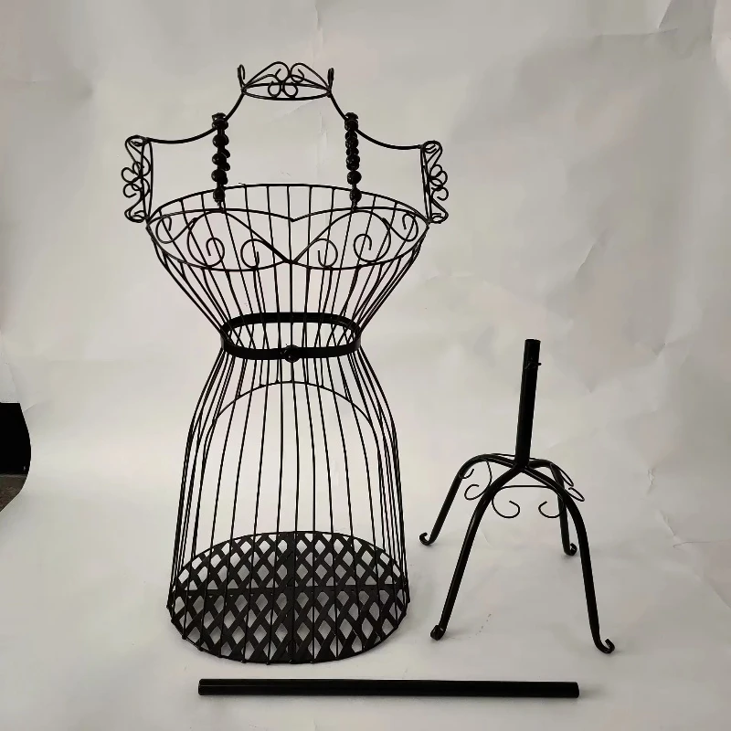 

‌ Подставка для манекена в европейском стиле — железная стойка для свадебного платья, розничная торговля одеждой, регулируемая витрина для бутиков,