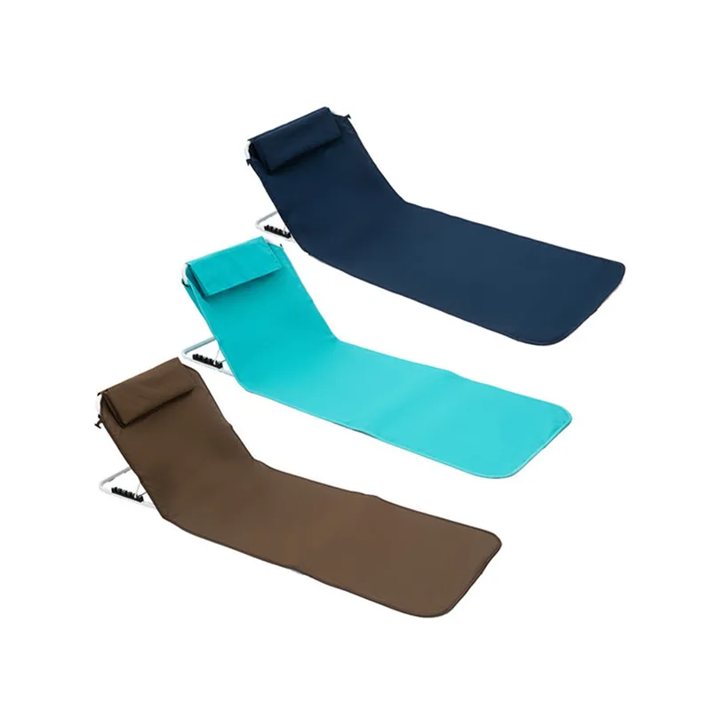 

Beach Chair Outdoor Portable Folding Sitting Chair Soft Beach Mat Festival Camping Leisure Lounger