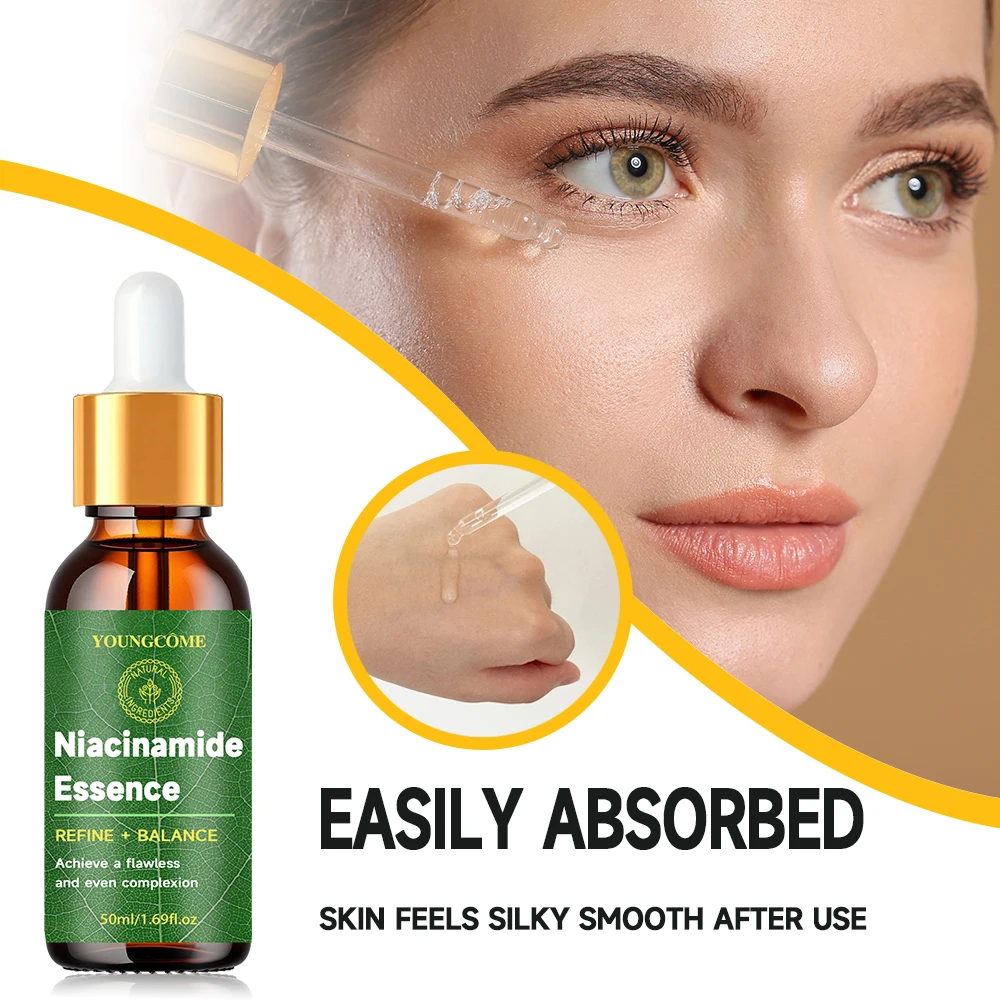 YOUNGCOME Nicotinamide Facial Essence Improves The Texture Ofskin,Protect Skin's Moisturebarrier Suitable for All Skin Types