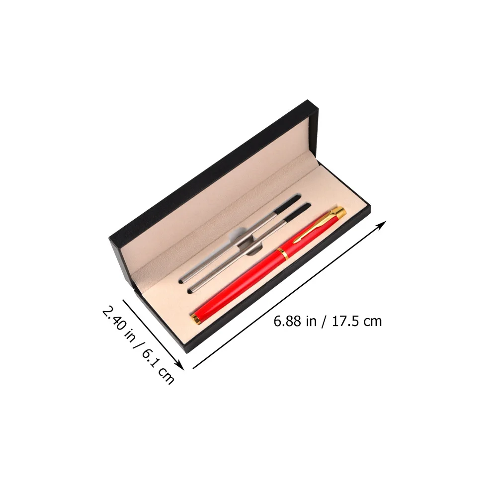 

1 комплект, металлическая ручка, подарок, офисная ручка-роллер из нержавеющей стали, гладкая, многоразовая, роскошный бизнес-подарок для учителя