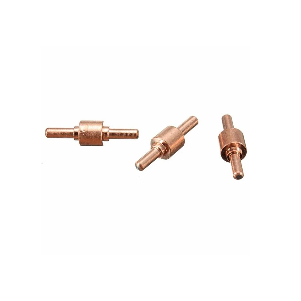 18pcs PT31 Plasma Cutter Consumables Standard Electrodes Tips Nozzle Ceramic Cups Rings 40A/50A Suit for CUT50/60 Weld Access