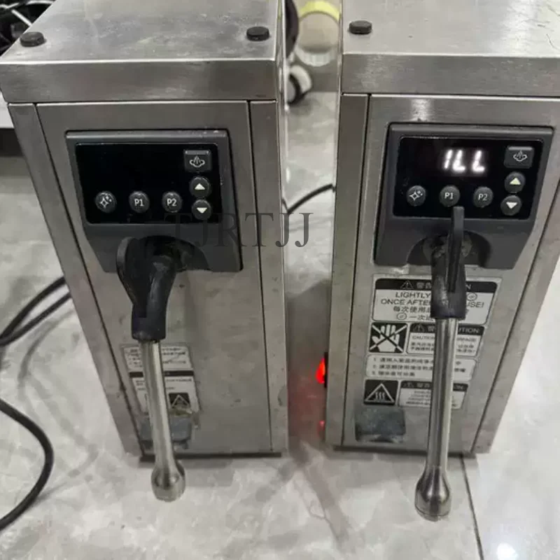 220V Commercial Milk Steamer With Temperature Setting Milk Foaming Machine Stainless Steel Milk Frother Machine