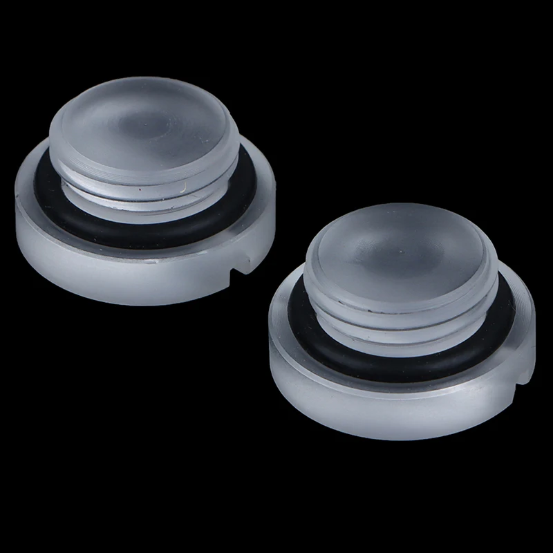 2pcs Frosted G1/4 Water Plug Matte Acrylic Water Stop Lock Seal Button Hand Twisting Water Cooling Fitting