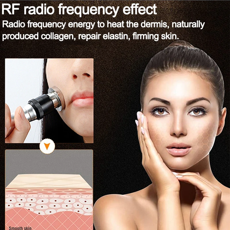 Micro-corrente face lifting endurecimento instrumento de importação 3 polar radiofrequência anti-rugas rejuvenescedor da pele endurecimento água slimmi