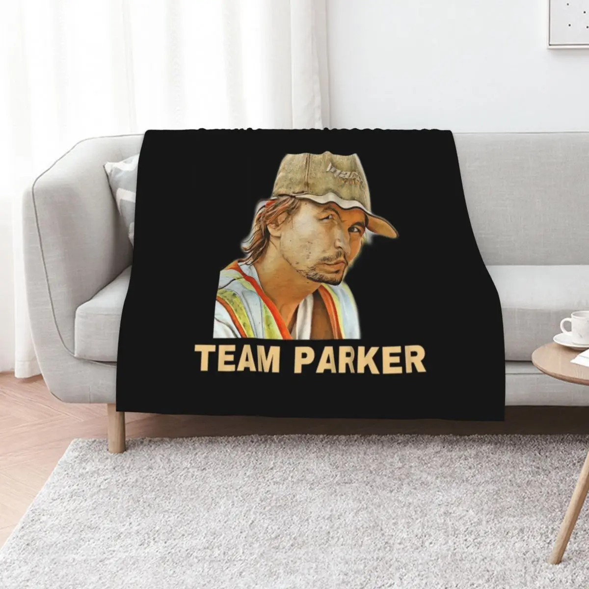 

Team Parker Gold Rush Tri-blend Throw Blanket anime Weighted Luxury Designer Heavy Blankets